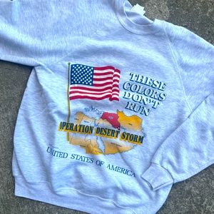 1990 desert storm crewneck
